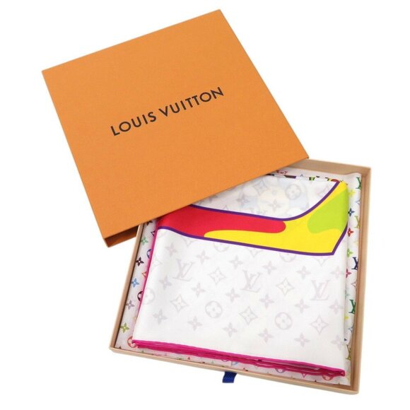 LOUIS VUITTON Brown Scarf - Picture 3 of 6